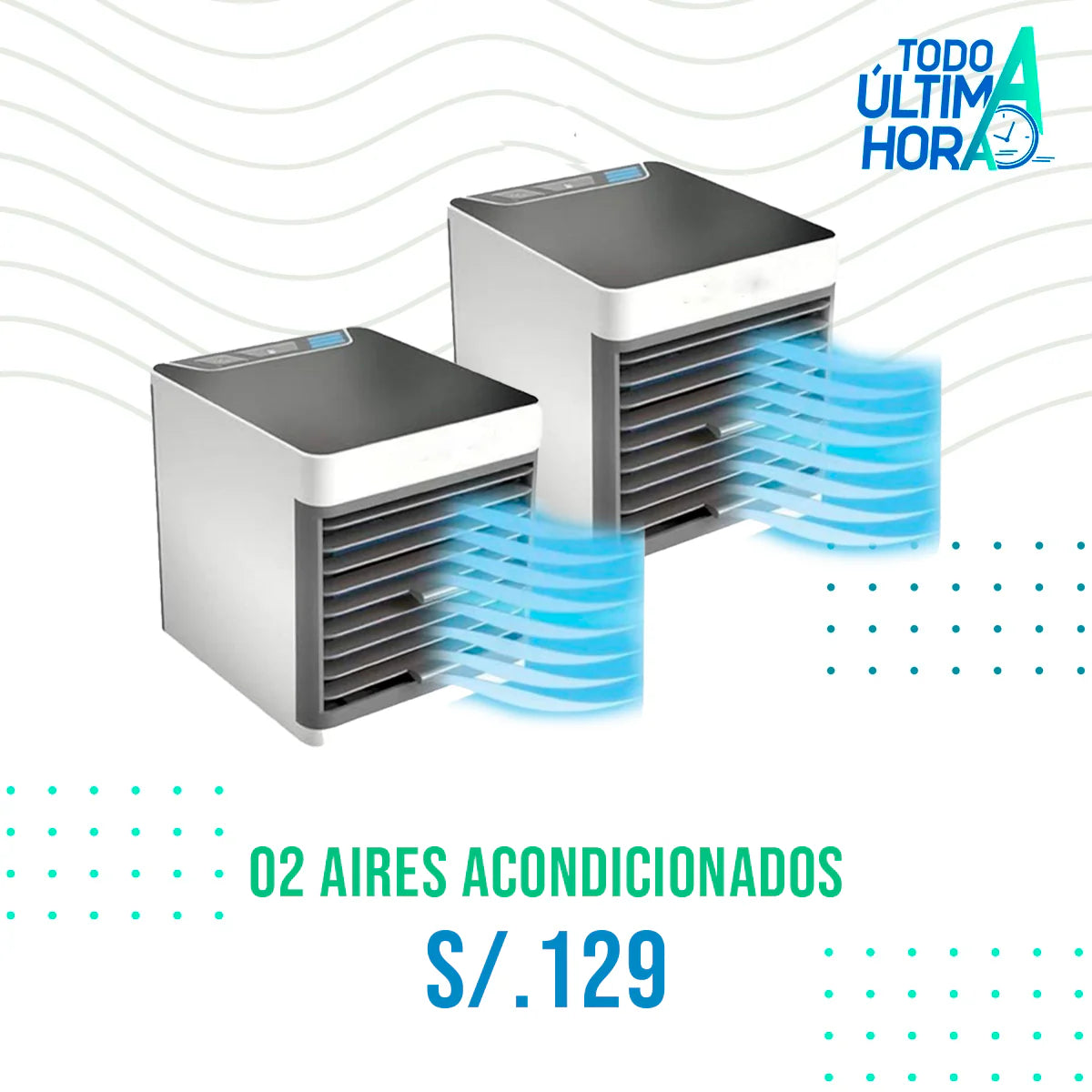 🌬️ Mini Aire Portátil – El Secreto para Sobrevivir al Calor sin Romper el Banco ❄️