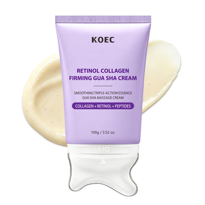 Crema Gua Sha Reafirmante e Hidratante con Retinol & Colágeno