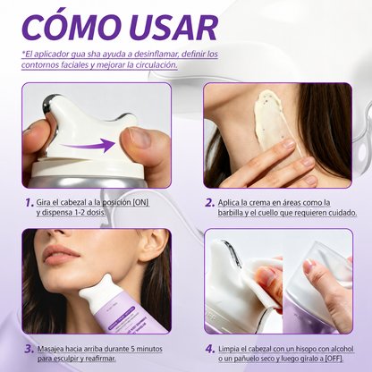 Crema Gua Sha Reafirmante e Hidratante con Retinol & Colágeno