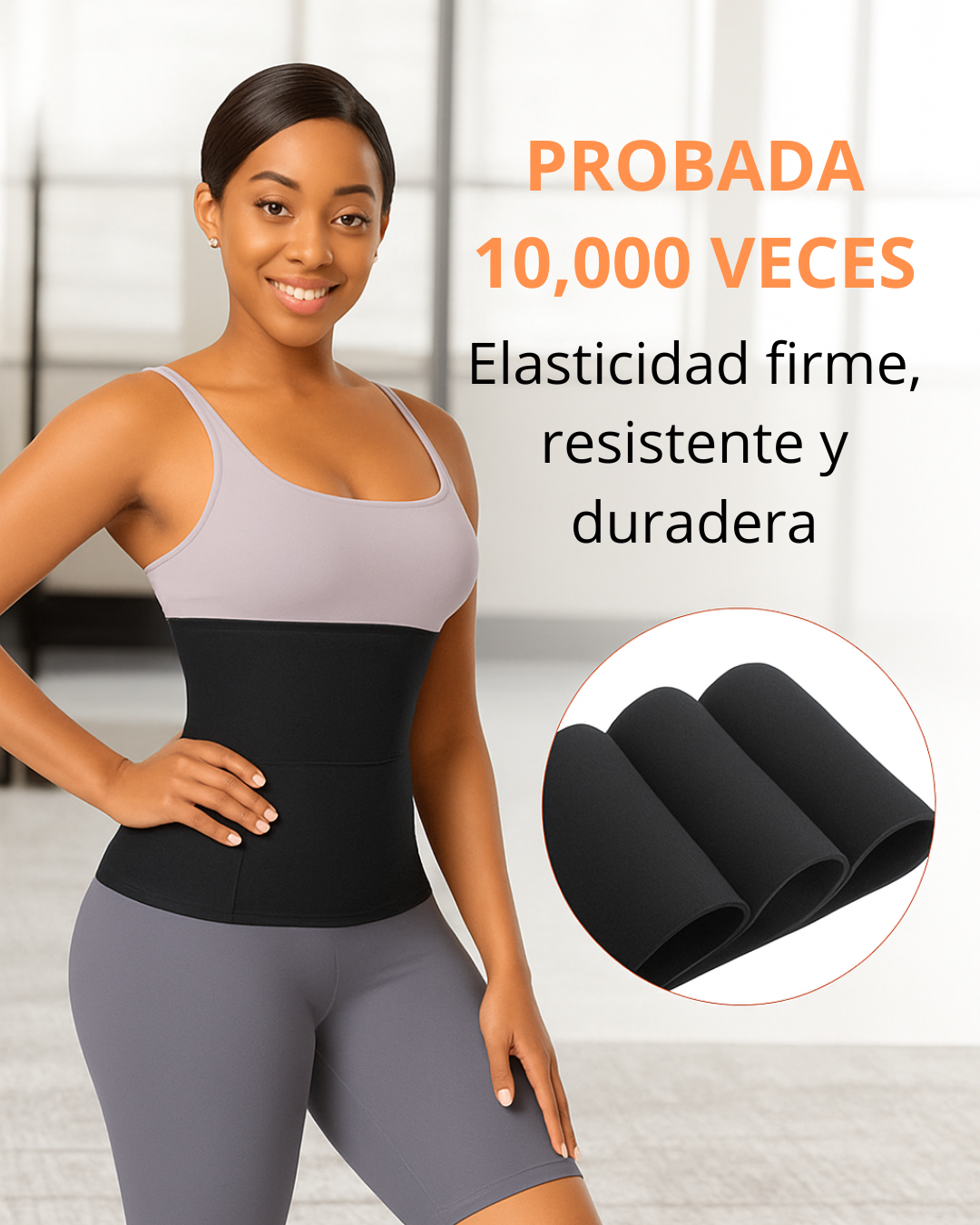Faja molderadora de cintura ajustable