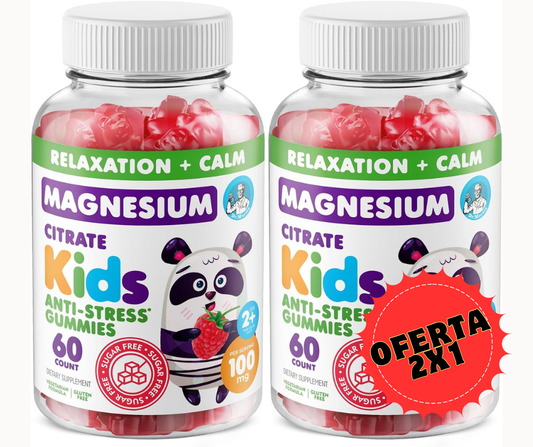 Gomitas de Magnesio en forma de ositos para niños desde los 2 años