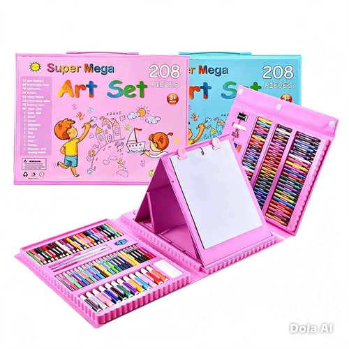 Juego de Pinceles de 208 piezas para niños