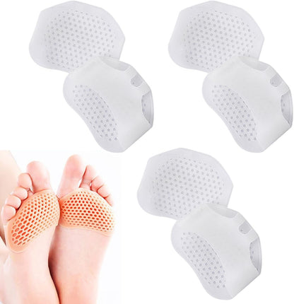 2 paquetes de Almohadillas de Gel de Silicona para el Alivio del Dolor de Pies