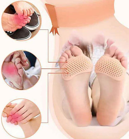 2 paquetes de Almohadillas de Gel de Silicona para el Alivio del Dolor de Pies