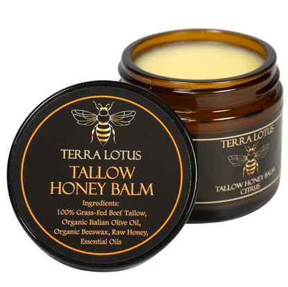 Bálsamo de Sebo de Res con Miel Cruda - 2 Oz.