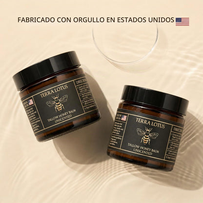 Bálsamo de Sebo de Res con Miel Cruda - 2 Oz.
