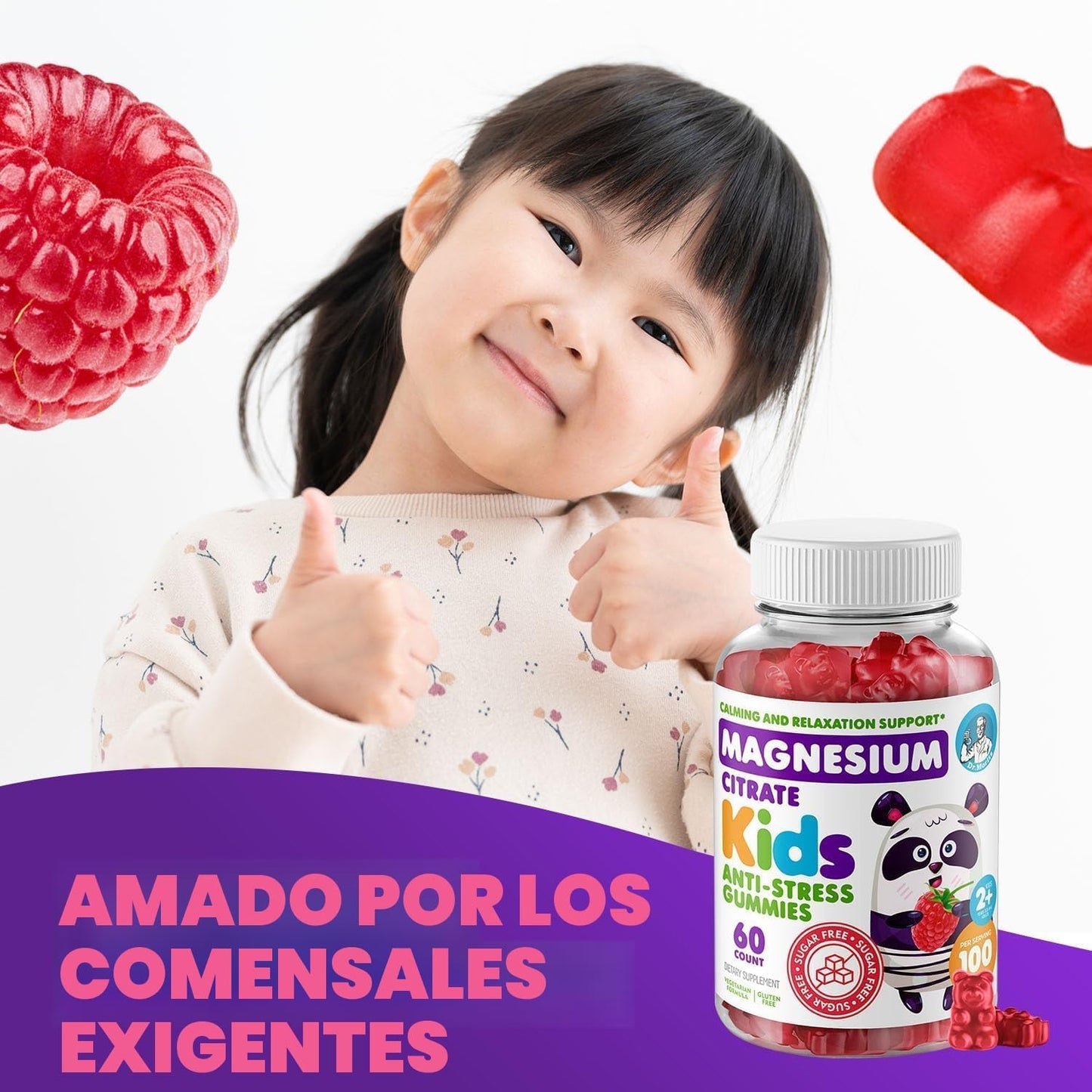 Gomitas de Citrato de Magnesio para Niños & Adultos