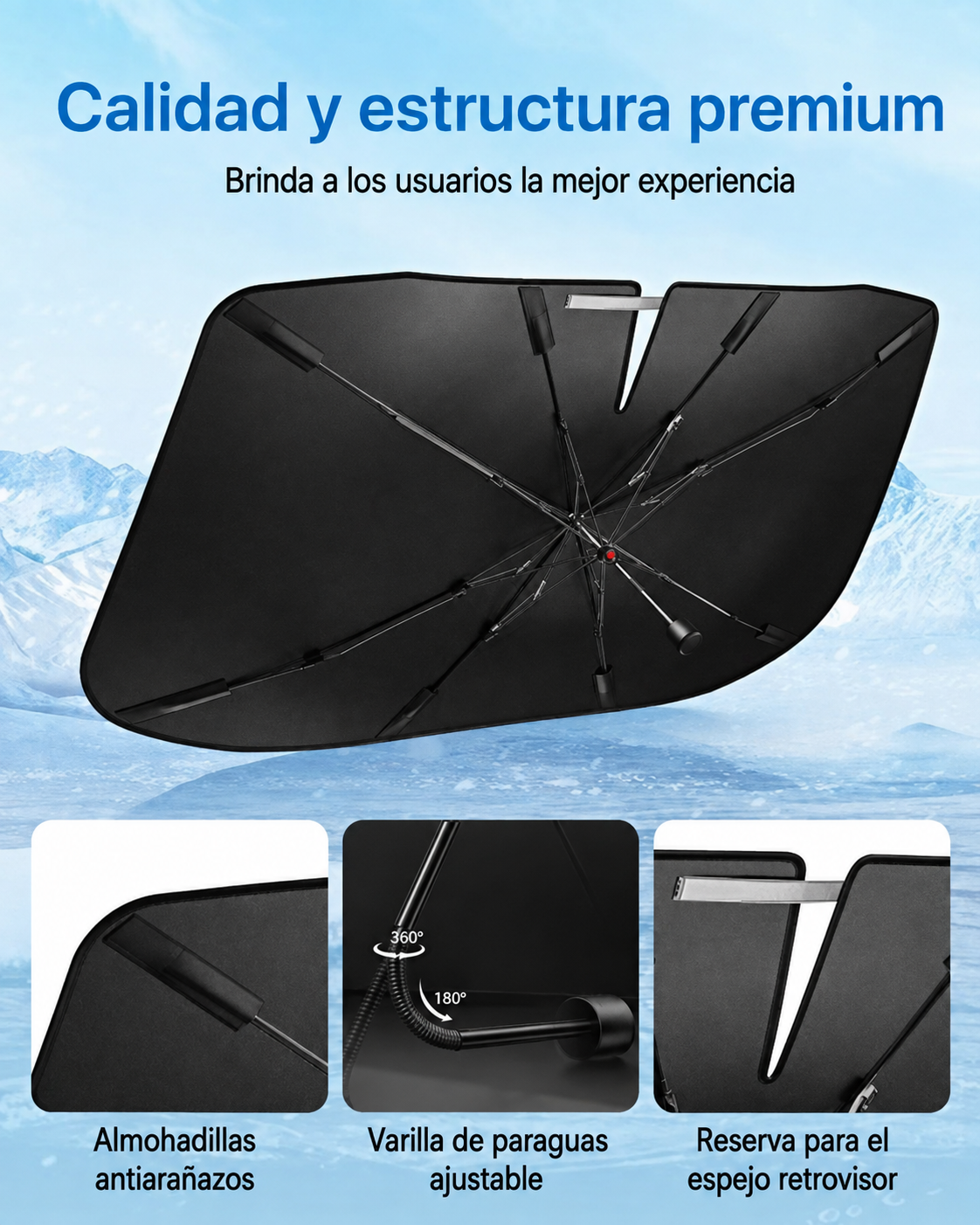 Protector Solar para Parabrisas