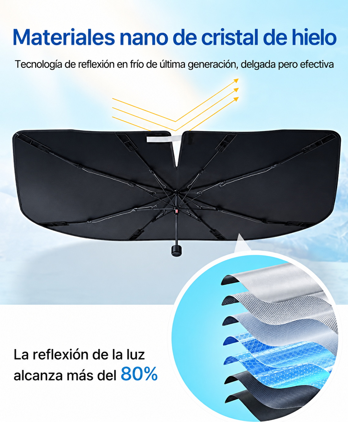 Protector Solar para Parabrisas