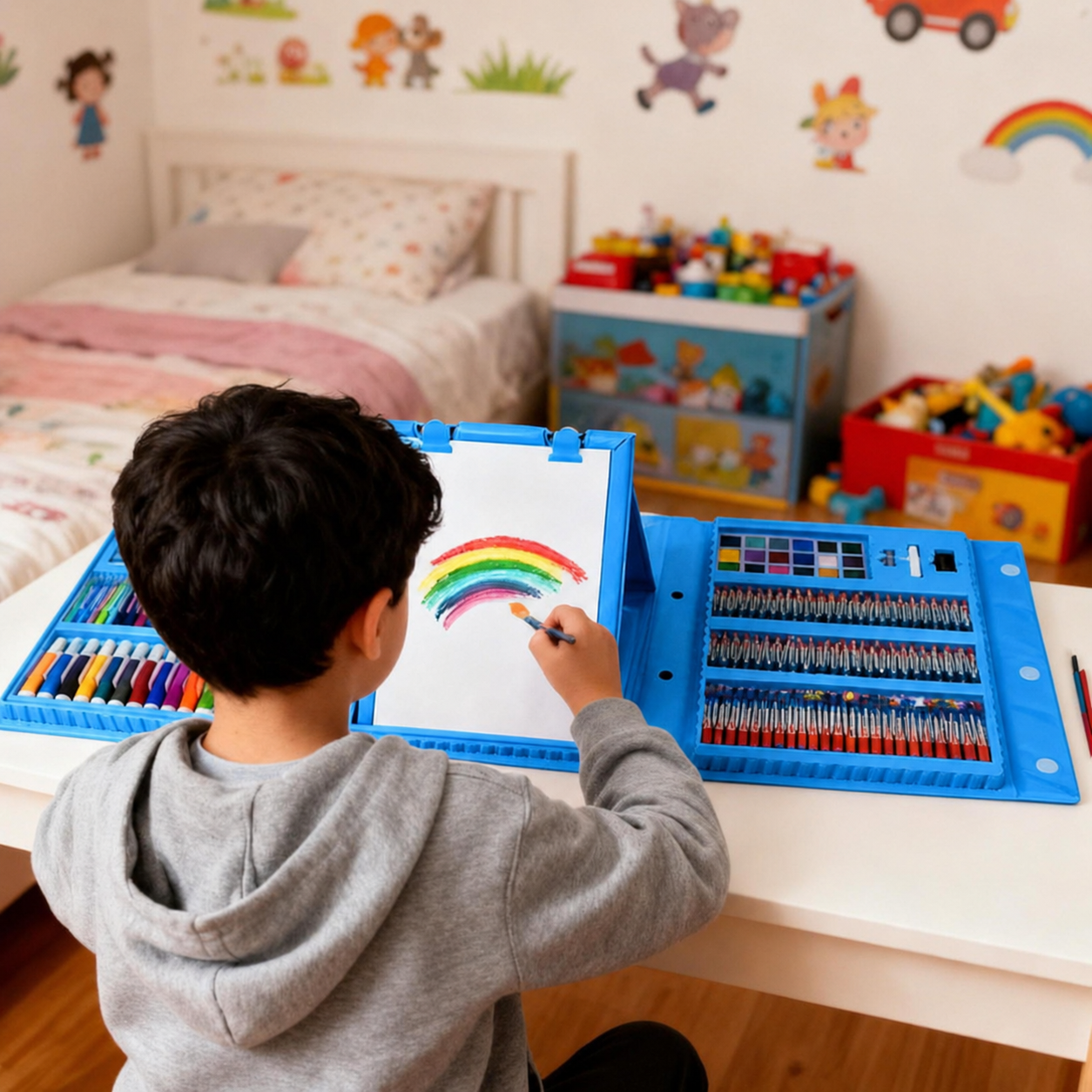 Juego de Pinceles de 208 piezas para niños